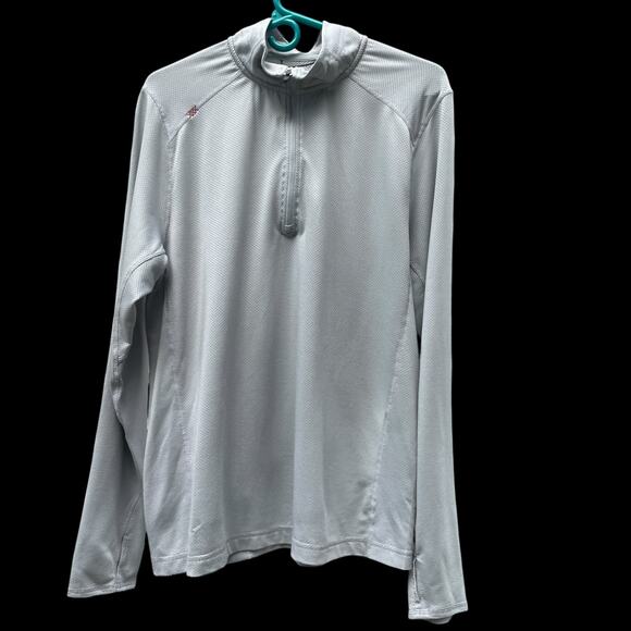 RHONE Sequoia ¼-Zip Pullover Gray Size Medium Polartec Power Dry Active Top - Picture 10 of 16
